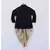 Black Band Gala with Golden Balloon Pant