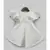 Off White Lycra Dress with Lycra Flowers