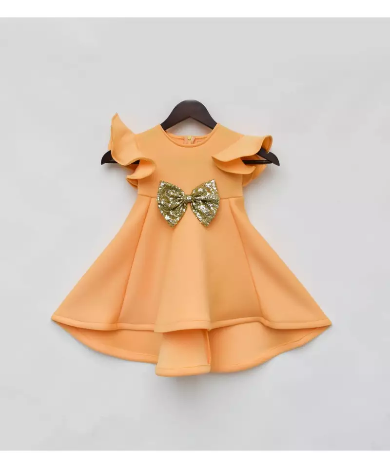 Yellow Neoprene Dress