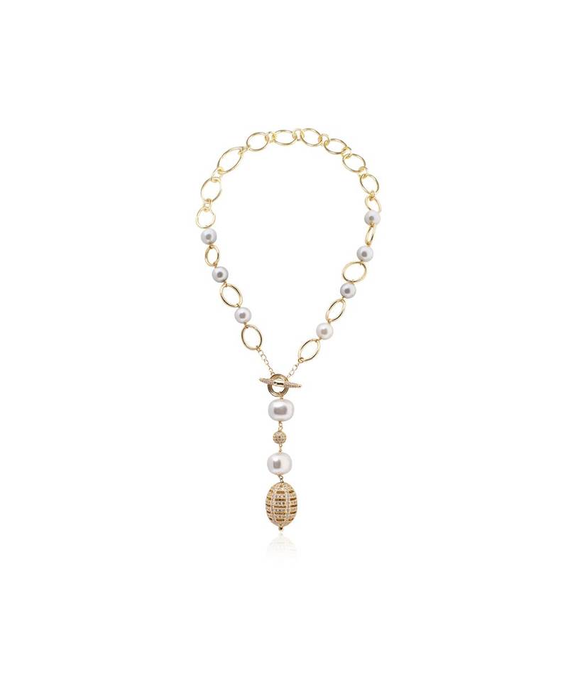 Gold stone Necklaces