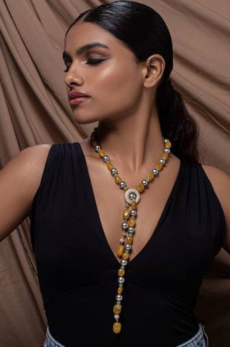 Ocre stone Necklaces