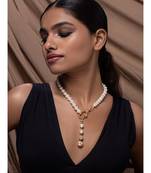 White stone Necklaces