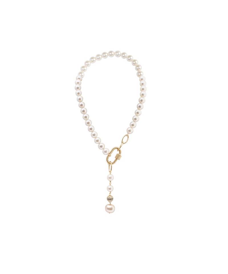 White stone Necklaces