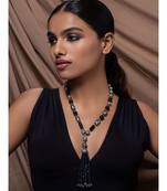 Black stone Necklaces