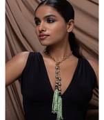 Gold stone Necklaces