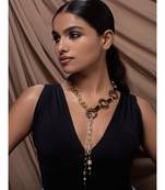 Gold stone Necklaces