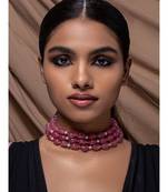 Pink stone Necklaces