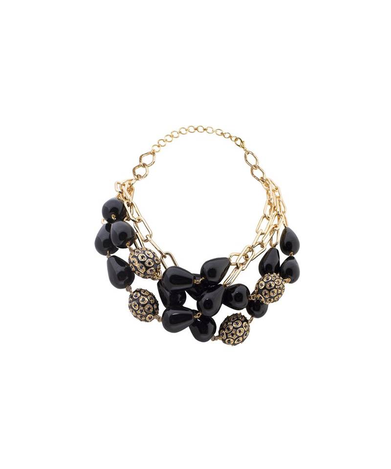 Black stone Necklaces