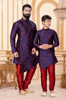 FATHER & SON MATCHING INDIAN OUTFITS