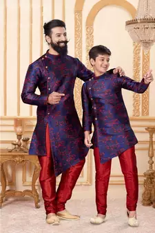FATHER & SON MATCHING INDIAN OUTFITS