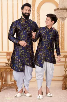 FATHER & SON Matching Indian Outfits