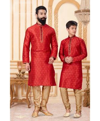 FATHER & SON Matching Indian Outfits 1
