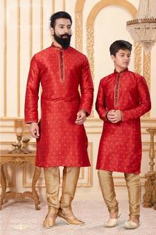 FATHER & SON Matching Indian Outfits