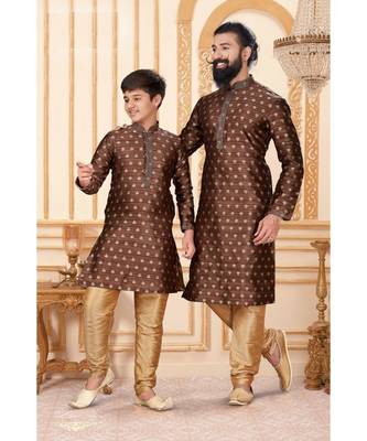 FATHER & SON Matching Indian Outfits 1