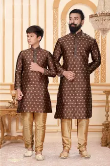 FATHER & SON Matching Indian Outfits