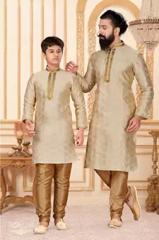FATHER & SON Matching Indian Outfits