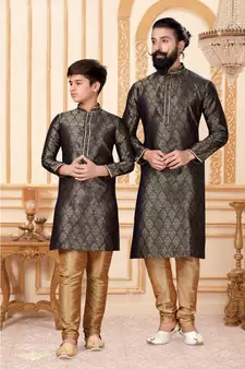 FATHER & SON Matching Indian Outfits
