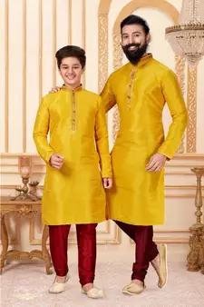 FATHER & SON Matching Indian Outfits
