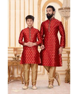 FATHER & SON Matching Indian Outfits 1