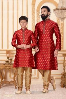 FATHER & SON Matching Indian Outfits