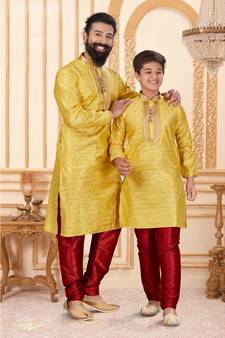 FATHER & SON Matching Indian Outfits