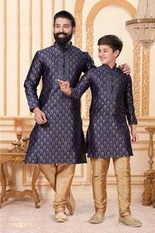 FATHER & SON Matching Indian Outfits