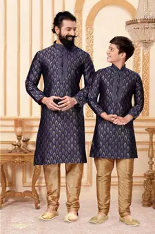 FATHER & SON Matching Indian Outfits
