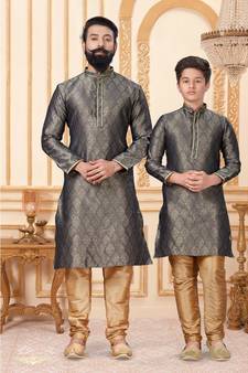 FATHER & SON Matching Indian Outfits