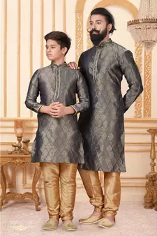 FATHER & SON Matching Indian Outfits