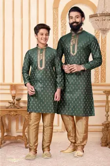 FATHER & SON Matching Indian Outfits