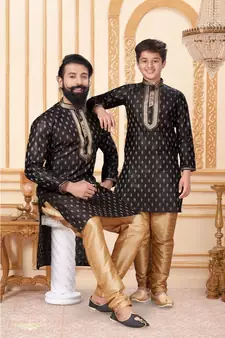 FATHER & SON Matching Indian Outfits