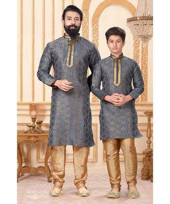 FATHER & SON Matching Indian Outfits 1