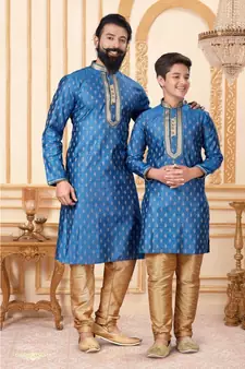 FATHER & SON Matching Indian Outfits