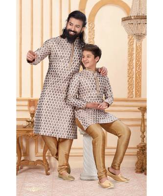 FATHER & SON Matching Indian Outfits 1