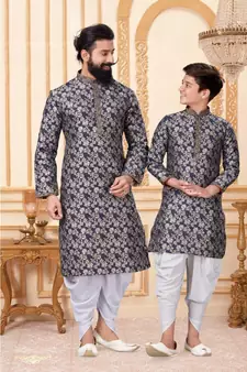 FATHER & SON Matching Indian Outfits