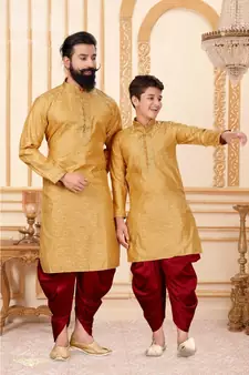 FATHER & SON Matching Indian Outfits