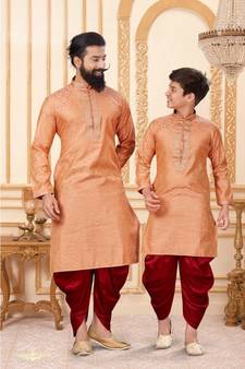 FATHER & SON Matching Indian Outfits