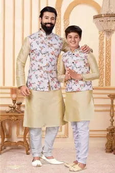 FATHER & SON Matching Indian Outfits
