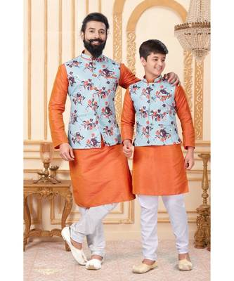 FATHER & SON Matching Indian Outfits 1