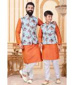 FATHER & SON Matching Indian Outfits
