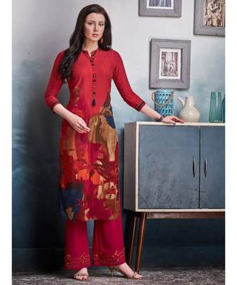 Digital Print Catchy looks Kurta Set 1