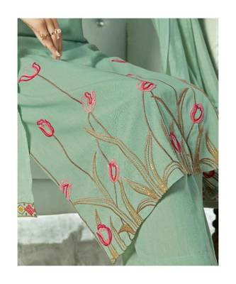 Designer Cotton kurta set with Dupatta 3
