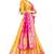  Women's Silk Blend Semi-stitched Lehenga Choli 