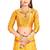  Women's Silk Blend Semi-stitched Lehenga Choli 