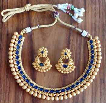 Blue agate necklaces 2