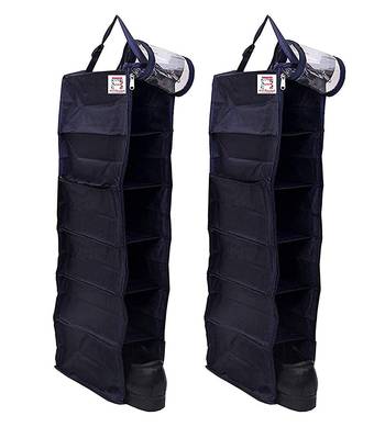 atorakushon   Shoe Rack Travelling Shoe Storage Bag/Storage Footwear Organiser  Bag/transparent shoe pouches (Pack of 2) 1