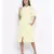 plain Yellow Cotton   Dress