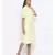 plain Yellow Cotton   Dress