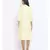 plain Yellow Cotton   Dress