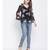 printed Multicolor Polyester   Top
